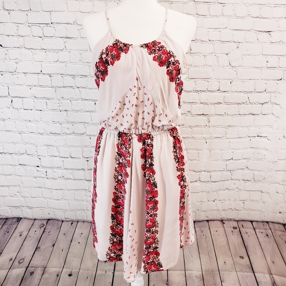 Free People Dresses & Skirts - Free People rose print, Boho slip dress, . Large